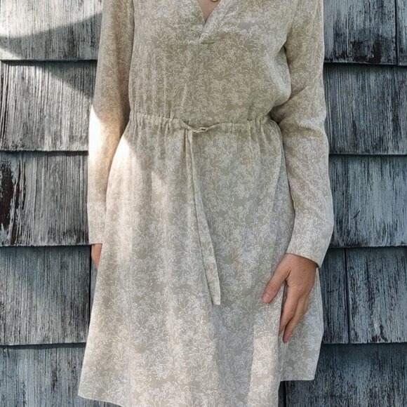 Beige floral dress - Picture 3 of 8